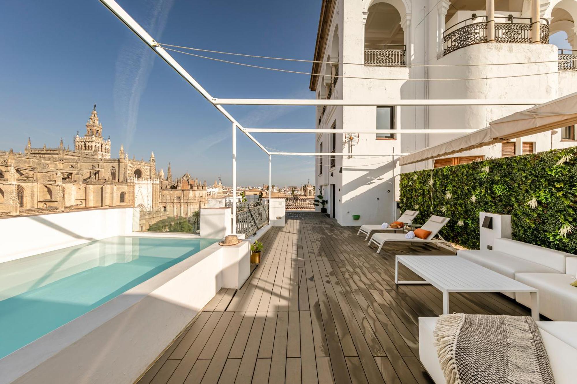 Isg Apartments Modern Atticpool At The Cathedralfree Parking Seville Exterior photo